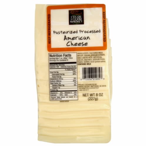 Harris Teeter™ Fresh Foods Market Sliced American Cheese Perspective: front