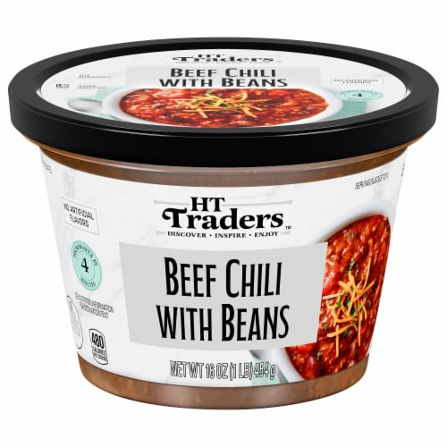 Harris Teeter® HT Traders™ Beef Chili with Beans Cup Perspective: front