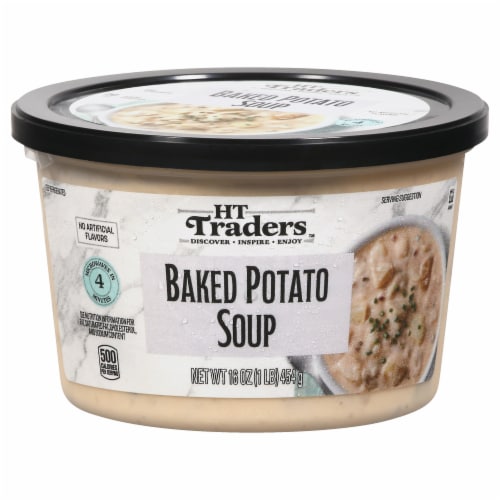 Harris Teeter® HT Traders™ Baked Potato Soup Cup Perspective: front