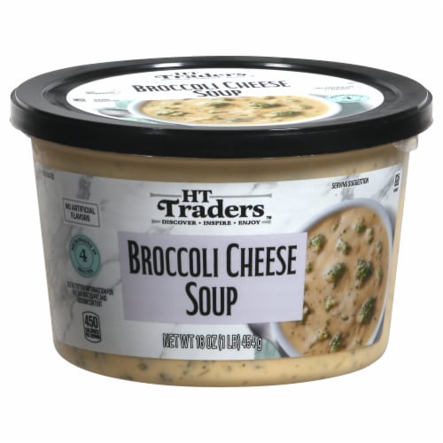 Harris Teeter® HT Traders™ Broccoli Cheese Soup Cup Perspective: front