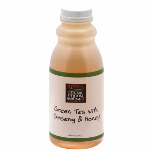 Harris Teeter™ Fresh Foods Market Green Tea With Ginseng & Honey Perspective: front