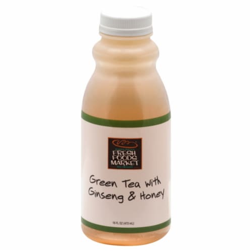 Harris Teeter™ Fresh Foods Market Green Tea With Ginseng & Honey Perspective: front