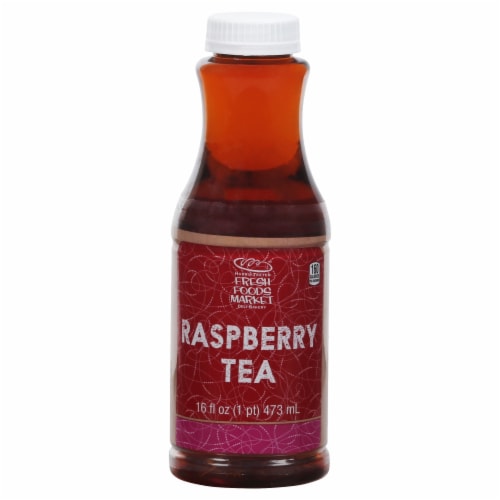 Fresh Foods Market Raspberry Sweet Tea Bottle Perspective: front
