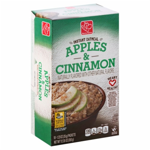 Harris Teeter® Instant Apples & Cinnamon Oatmeal Perspective: front