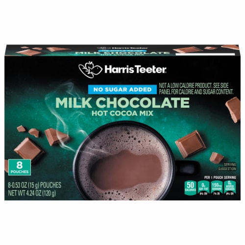 Harris Teeter® No Sugar Added Hot Cocoa Drink Mix Perspective: front