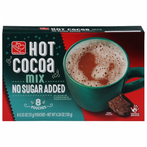 Harris Teeter® No Sugar Added Hot Cocoa Drink Mix Perspective: front