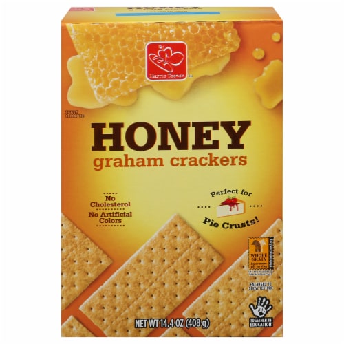 Harris Teeter Honey Graham Crackers Perspective: front