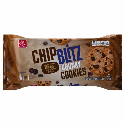 Harris Teeter™ Chip Blitz Chunky Cookies Perspective: front