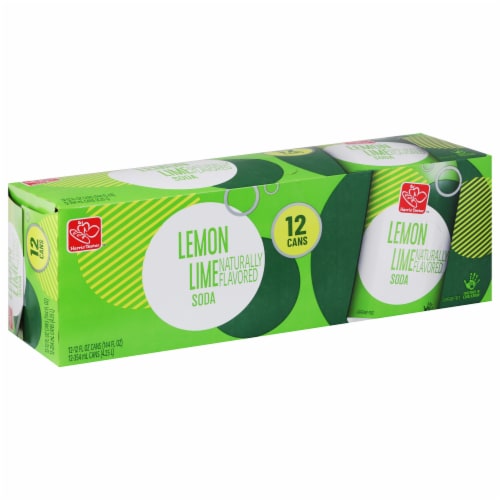 Harris Teeter Lemon Lime Soda Perspective: front