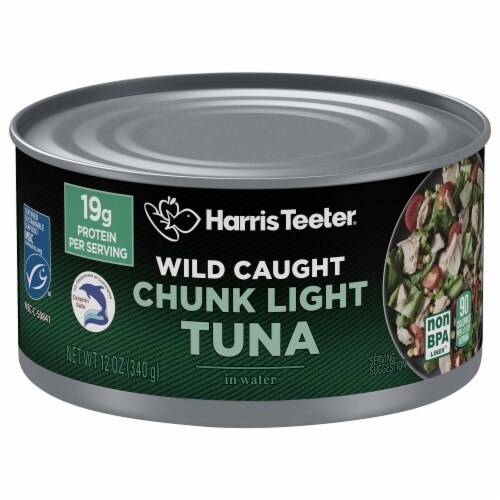 Harris Teeter® Chunk Light Tuna Perspective: front