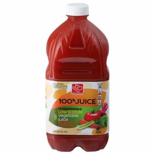 Harris Teeter™ Low Sodium 100% Vegetable Juice Cocktail Perspective: front