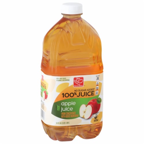 Harris Teeter™ No Sugar Added 100% Apple Juice Perspective: front