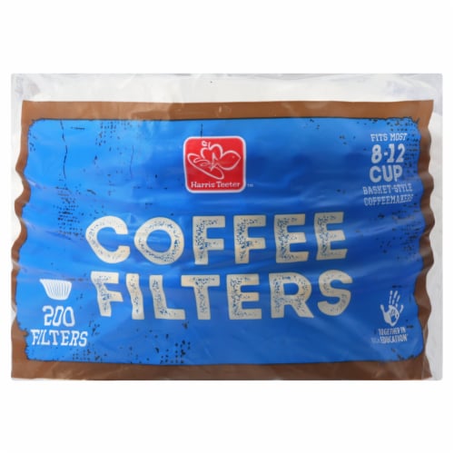 Harris Teeter™ 12 Cup Basket-Style Coffee Filters Perspective: front