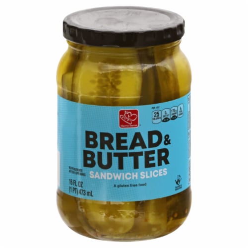 Harris Teeter™ Bread & Butter Sandwich Slices Perspective: front