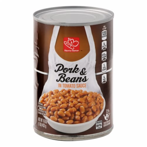 Harris Teeter™ Pork & Beans in Tomato Sauce Perspective: front