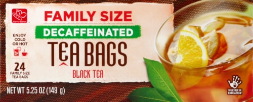 Harris Teeter® Black Tea Decaf Family Size Tea Bags Perspective: front