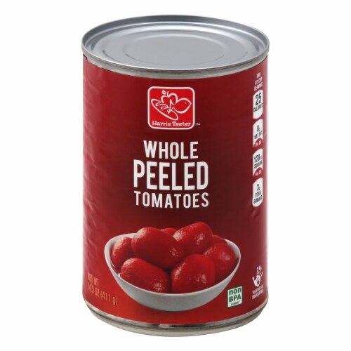 Harris Teeter® Whole Peeled Tomatoes Perspective: front