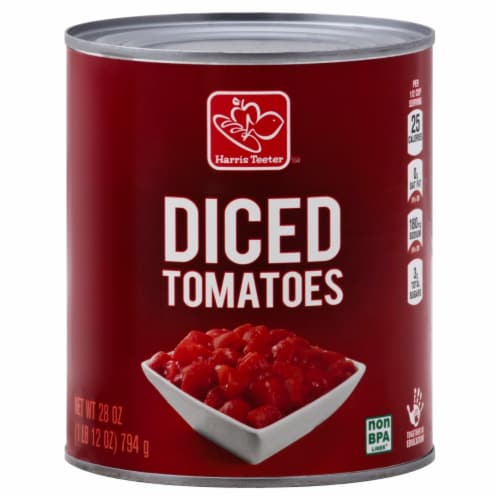 Harris Teeter® Diced Tomatoes Perspective: front