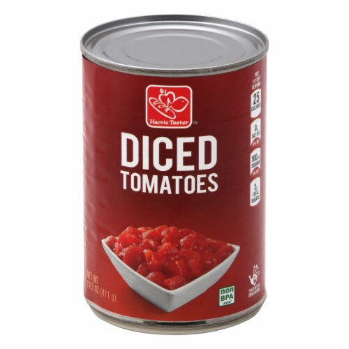 Harris Teeter® Diced Tomatoes Perspective: front