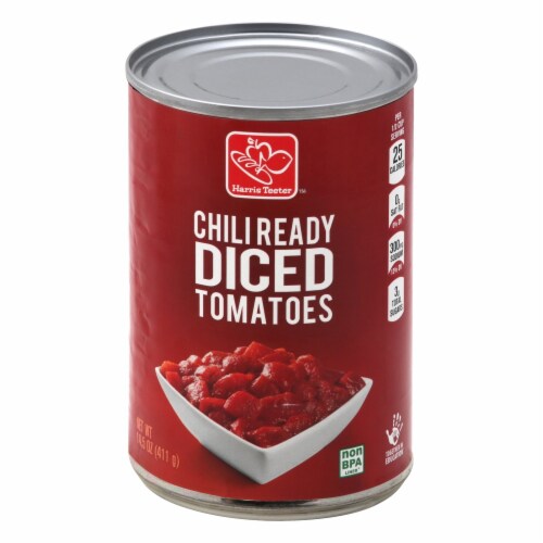 Harris Teeter™ Chili Ready Diced Tomatoes Perspective: front
