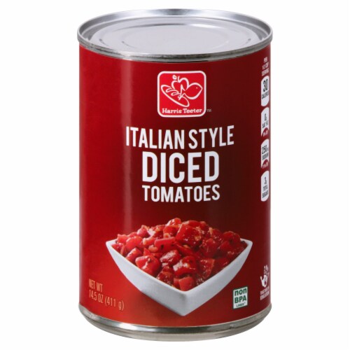 Harris Teeter™ Italian Style Diced Tomatoes Perspective: front