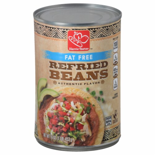 Harris Teeter™ Fat Free Refried Beans Perspective: front