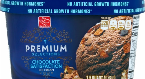 Harris Teeter™ Premium Selections Chocolate Satisfaction Ice Cream Perspective: front