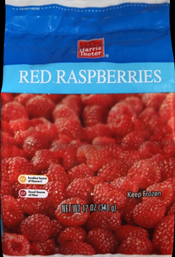 Harris Teeter® Frozen Red Raspberries Perspective: front