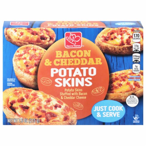 Harris Teeter™ Bacon & Cheddar Potato Skins Perspective: front
