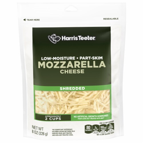 Harris Teeter Mozzarella Shredded Cheese Perspective: front