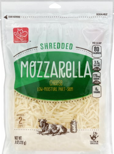 Harris Teeter Mozzarella Shredded Cheese Perspective: front