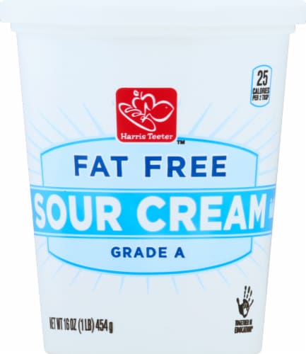 Harris Teeter™ Fat Free Grade A Sour Cream Perspective: front