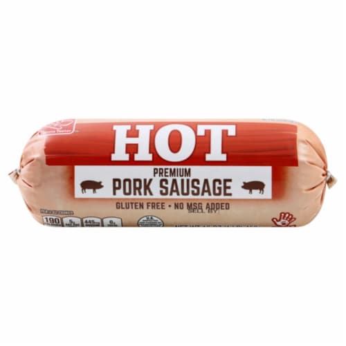 Harris Teeter™ Hot Premium Pork Sausage Perspective: front