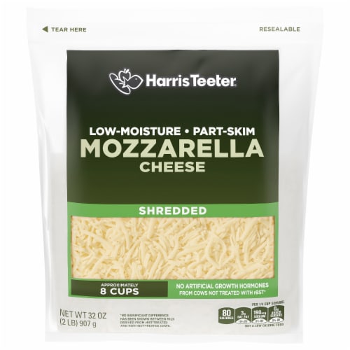 Harris Teeter™ Mozzarella Shredded Cheese Perspective: front
