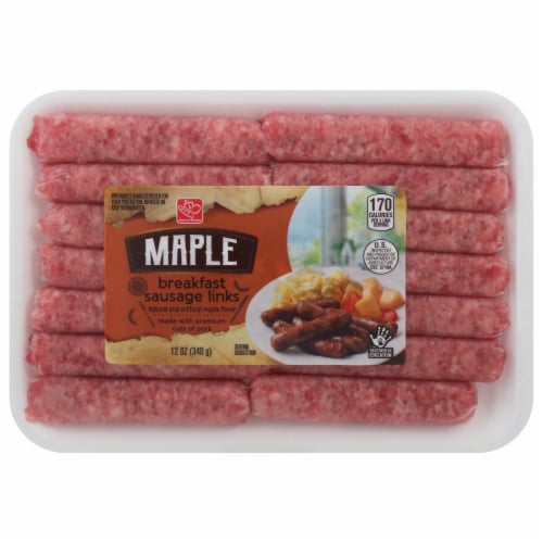 Harris Teeter™ Maple Breakfast Sausage Links Perspective: front