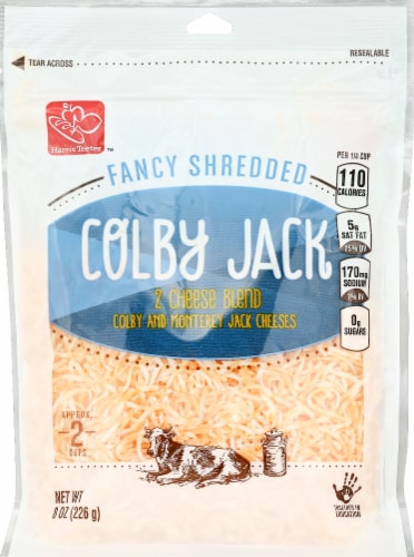 Harris Teeter™ Colby Jack Fancy Shredded Cheese Perspective: front