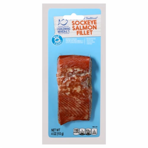 Harris Teeter Fishermans Market Traditional Hot Smoked Sockeye Salmon Fillet