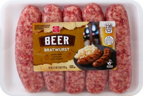 Harris Teeter™ Beer Bratwurst Perspective: front