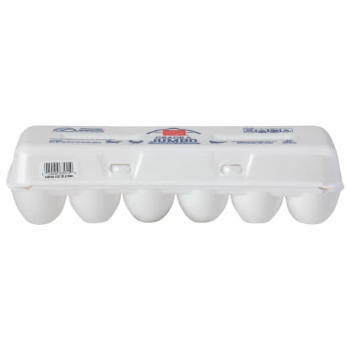 Harris Teeter® Jumbo White Eggs Perspective: front