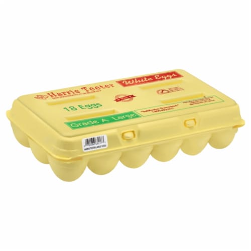 Harris Teeter Large White Eggs Perspective: front