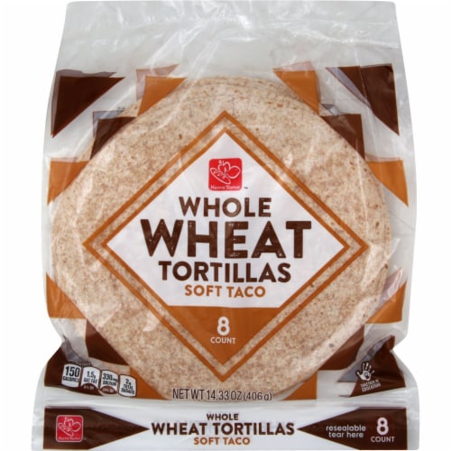 Harris Teeter™ Soft Taco Whole Wheat Tortillas Perspective: front