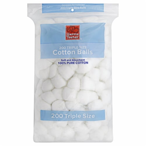 Harris Teeter® Triple Size Cotton Balls, 200 ct - Harris Teeter