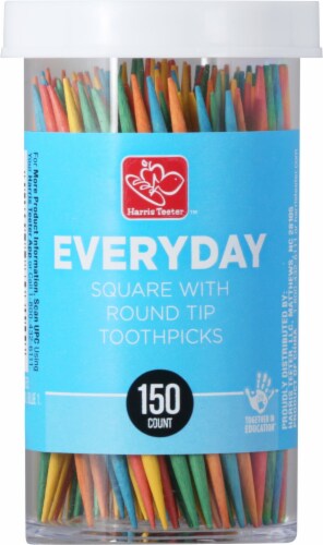 Harris Teeter™ Party Square Toothpicks Perspective: front
