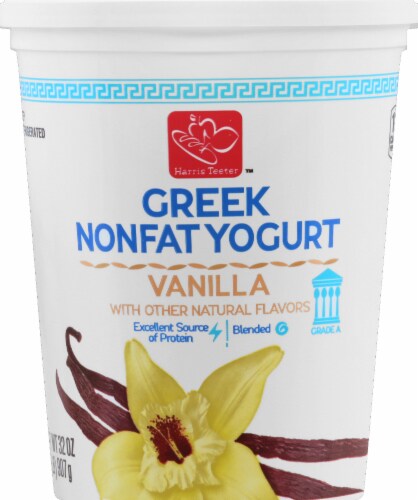 Harris Teeter™ Vanilla Fat Free Greek Yogurt Perspective: front