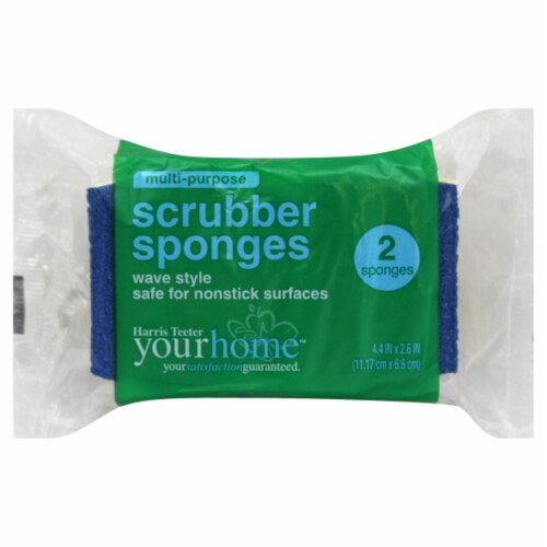 Harris Teeter™ Multi Purpose Scrubber Sponges Perspective: front