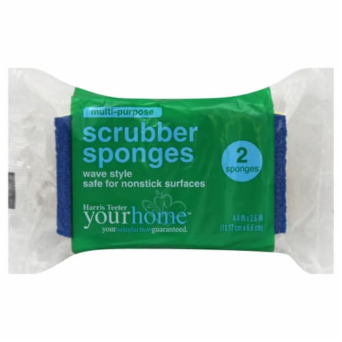 Harris Teeter™ Multi Purpose Scrubber Sponges Perspective: front