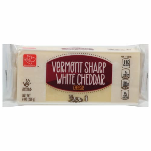 Harris Teeter™ Vermont Sharp Cheddar Block Cheese Perspective: front