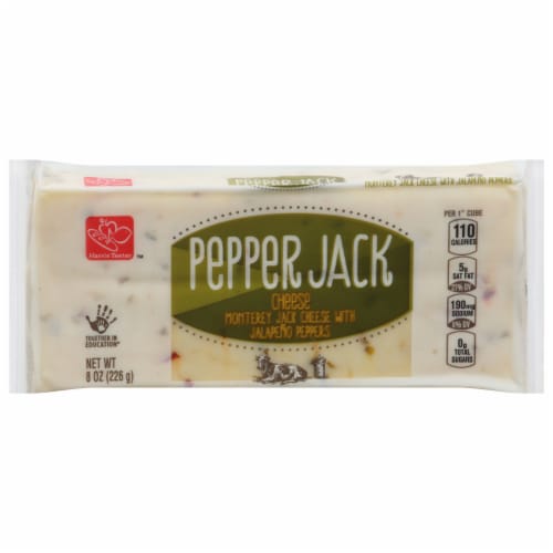 Harris Teeter™ Pepperjack Block Cheese Perspective: front