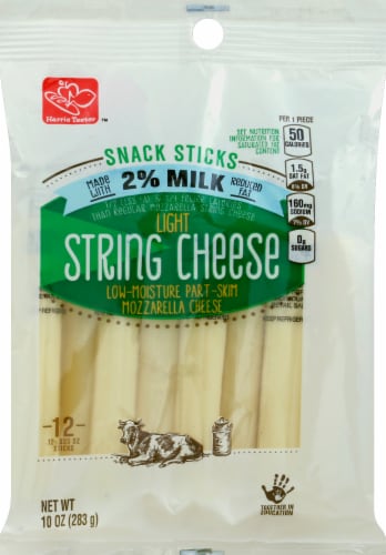 Harris Teeter™ Light String Mozzarella Cheese Snack Sticks Perspective: front
