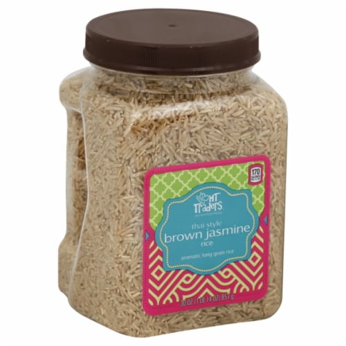 HT Traders™ Thai Style Brown Jasmine Rice Perspective: front